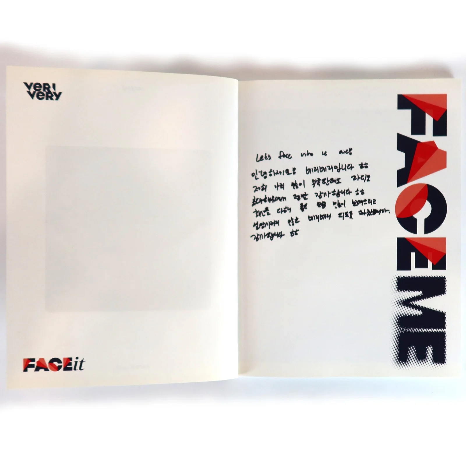 Verivery - Face It: Face Me 3rd Mini Album Signed CD Promo K-Pop 2020, image 3