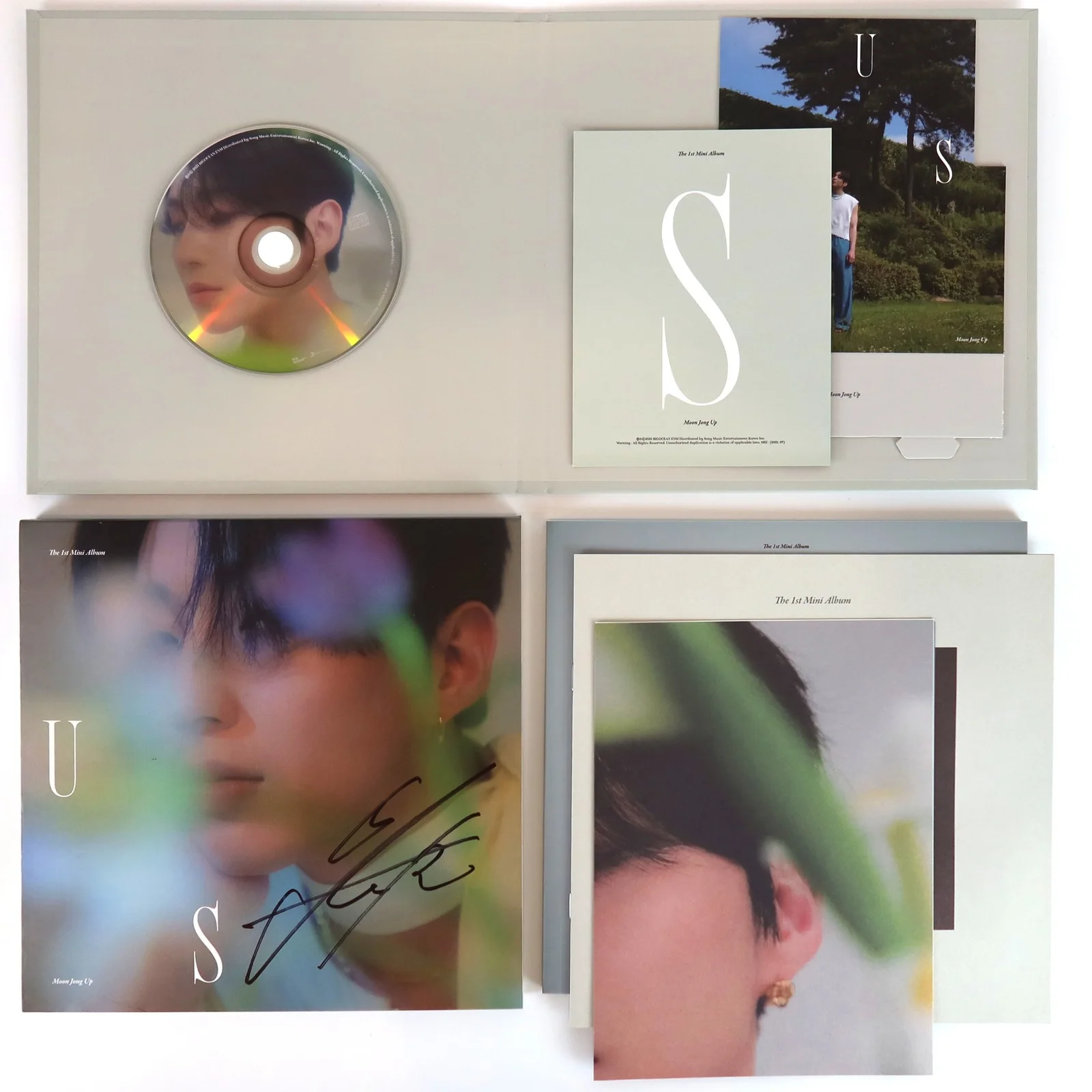 Moon Jong Up - Us Signed Autographed CD 1st Mini Album B.A.P K-Pop 2021, изображение 2