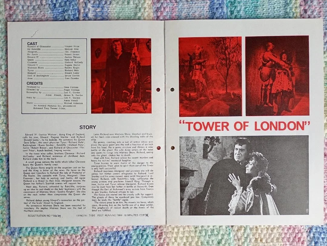 TOWER OF LONDON pressbook, image 2