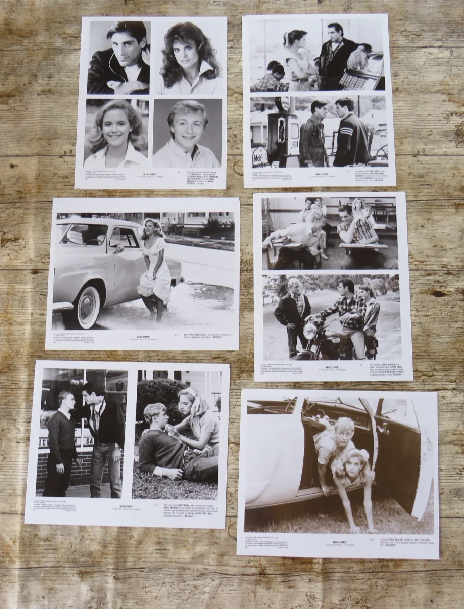 MISCHIEF ORIGINAL 1985 CINEMA FILM MOVIE PRESS KIT Doug McKeon 6 PHOTOS 80's, изображение 4