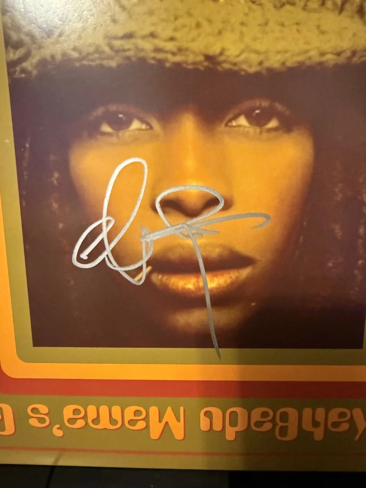 Erykah Badu signed Mama's Gun 12" LP album, image 2
