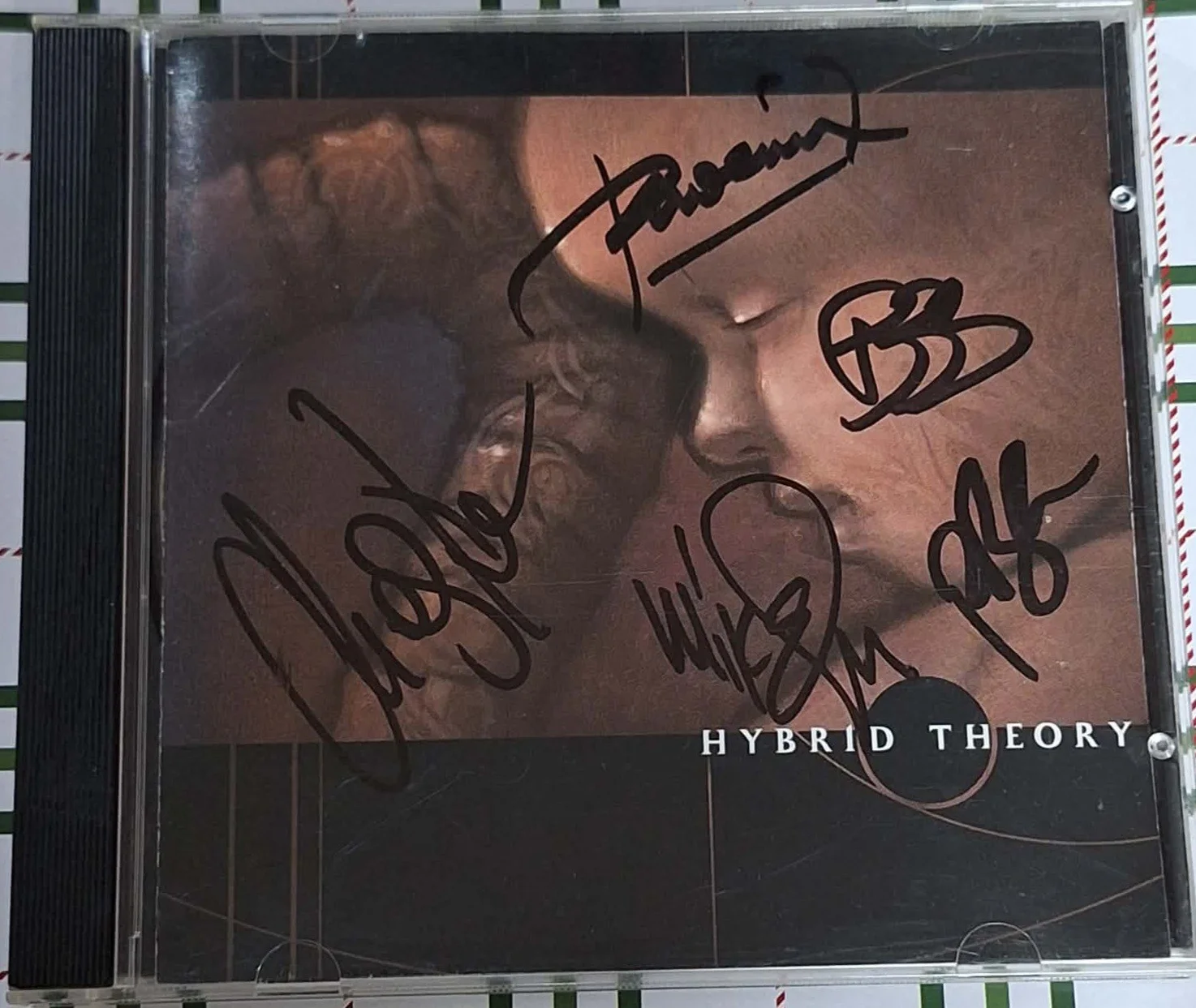 RARE Autographed 1999 Hybrid Theory EP Linkin Park LPU Version, image 3