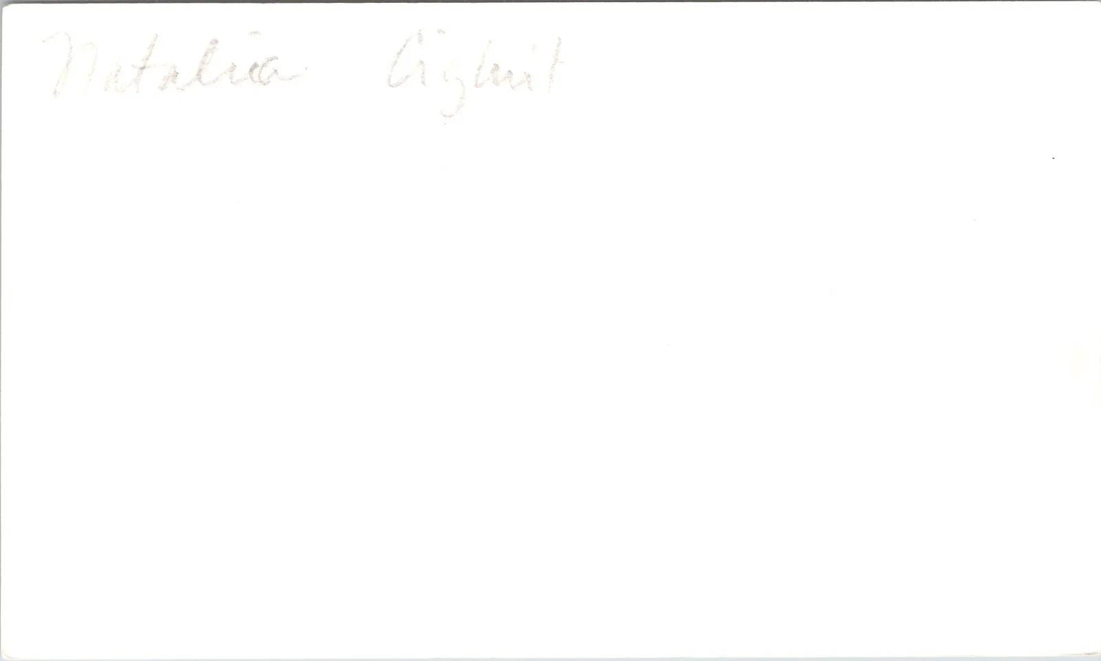 Natalia Cigliuti — Natalia Cigliuti Signed 3x5 Index Card Saved By The Bell Autographed, image 2