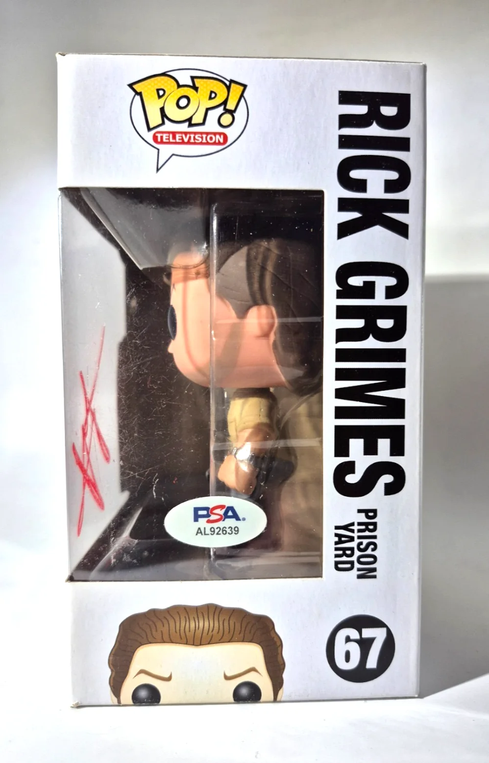 Andrew Lincoln — ANDREW LINCOLN SIGNED AUTOGRAPH THE WALKING DEAD RICK GRIMES FUNKO POP PSA COA, image 4