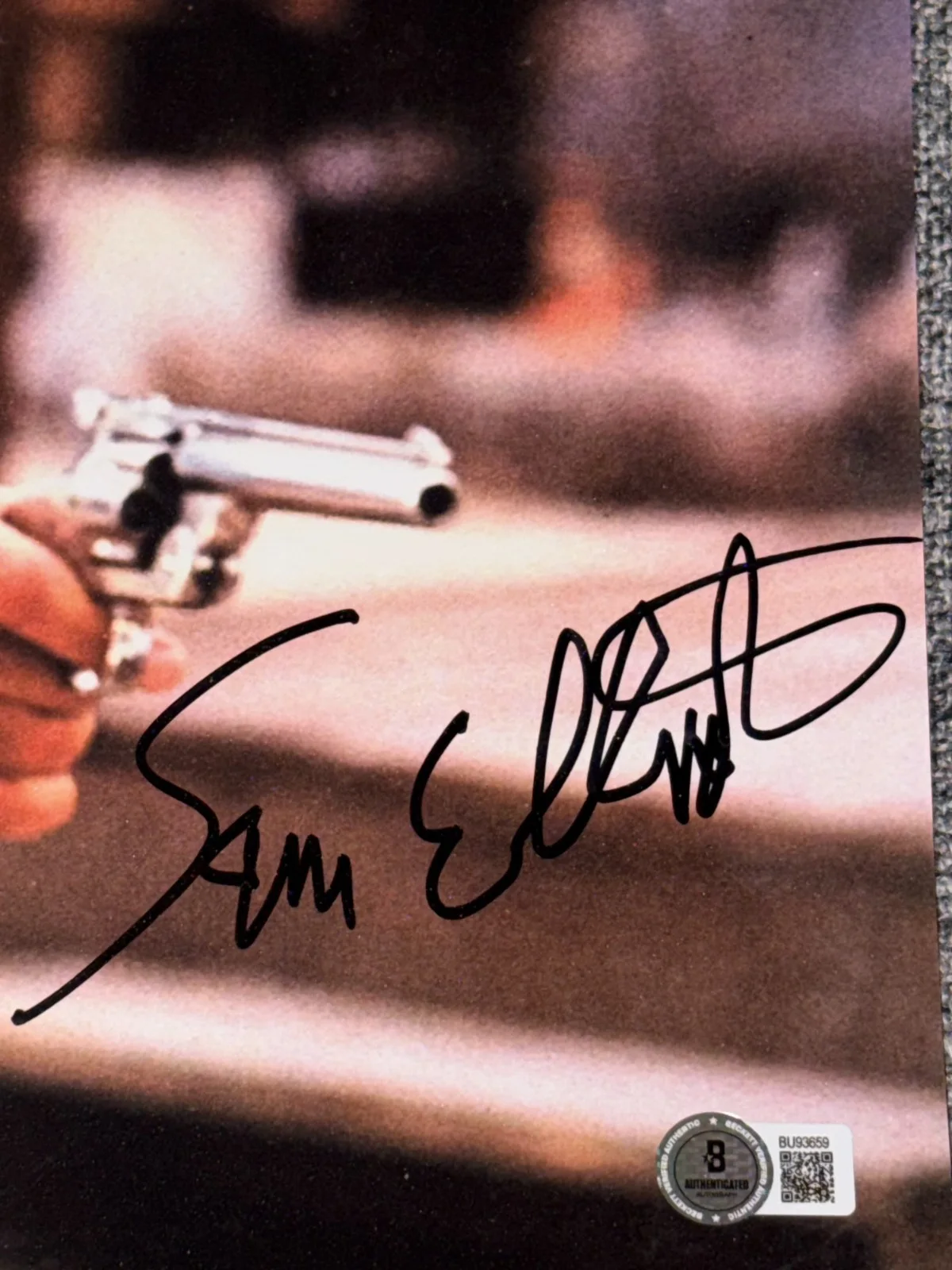 Sam Elliott — Sam Elliott Signed Autograph 11x14 Photo Authentic Tombstone Virgil Earp Beckett, изображение 2