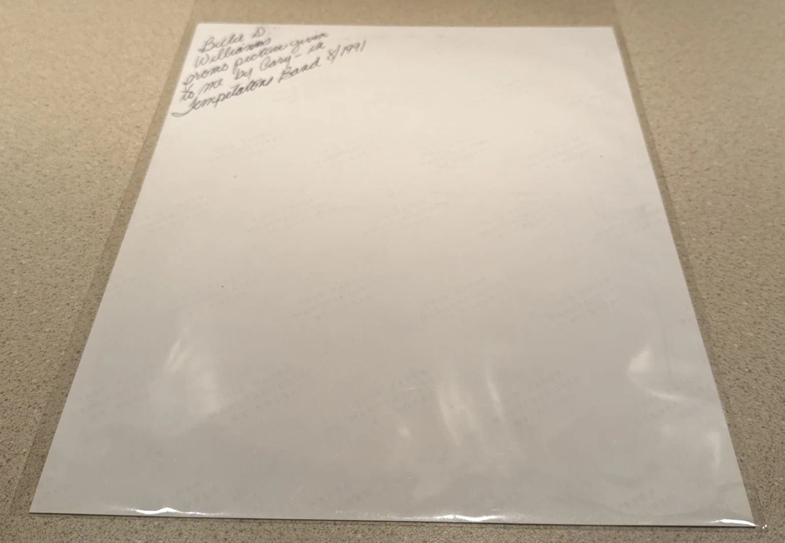 Billy Dee Williams in a Tuxedo 8x10 Promo Photograph in Protective Sleeve, изображение 3