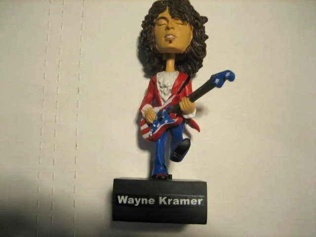 Wayne Kramer Riffing Bobblehead MC5 Ltd Ed 467/750 Guitar Gods Was Displayed, изображение 2