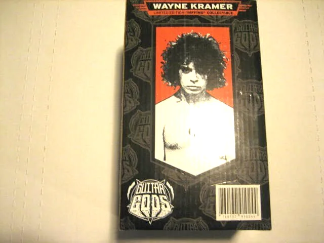 Wayne Kramer Riffing Bobblehead MC5 Ltd Ed 467/750 Guitar Gods Was Displayed, изображение 5