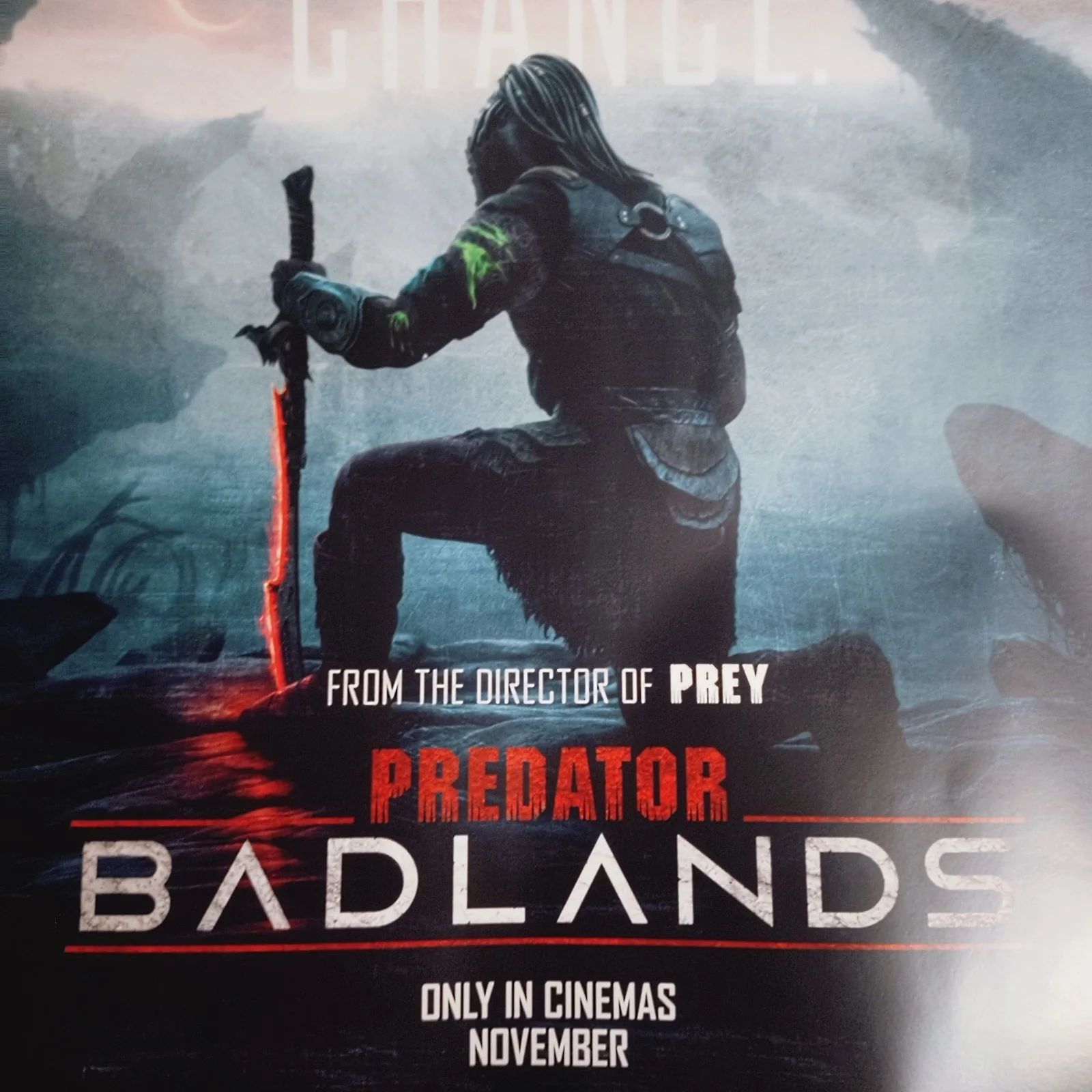 Predator: Badlands UK Cinema Teaser Poster #1 New Elle Fanning Dan Trachtenberg, изображение 3