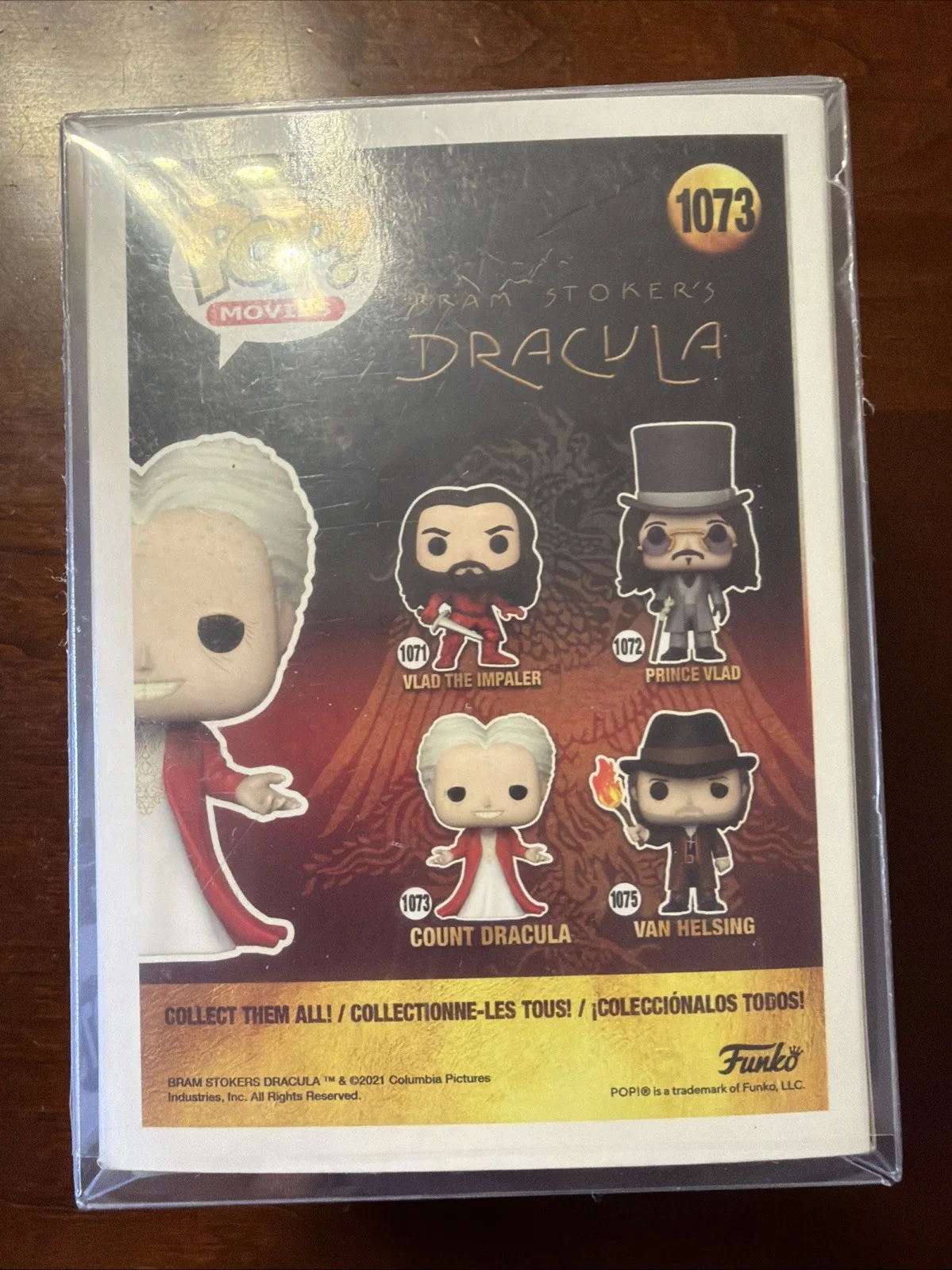 Gary Oldman — Gary Oldman Signed Count Dracula Funko #1073 COA PSA, image 3