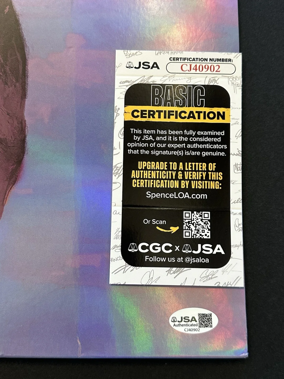Porter Robinson Signed Worlds 10th Anniversary Edition Vinyl Album Auto JSA COA!, изображение 3