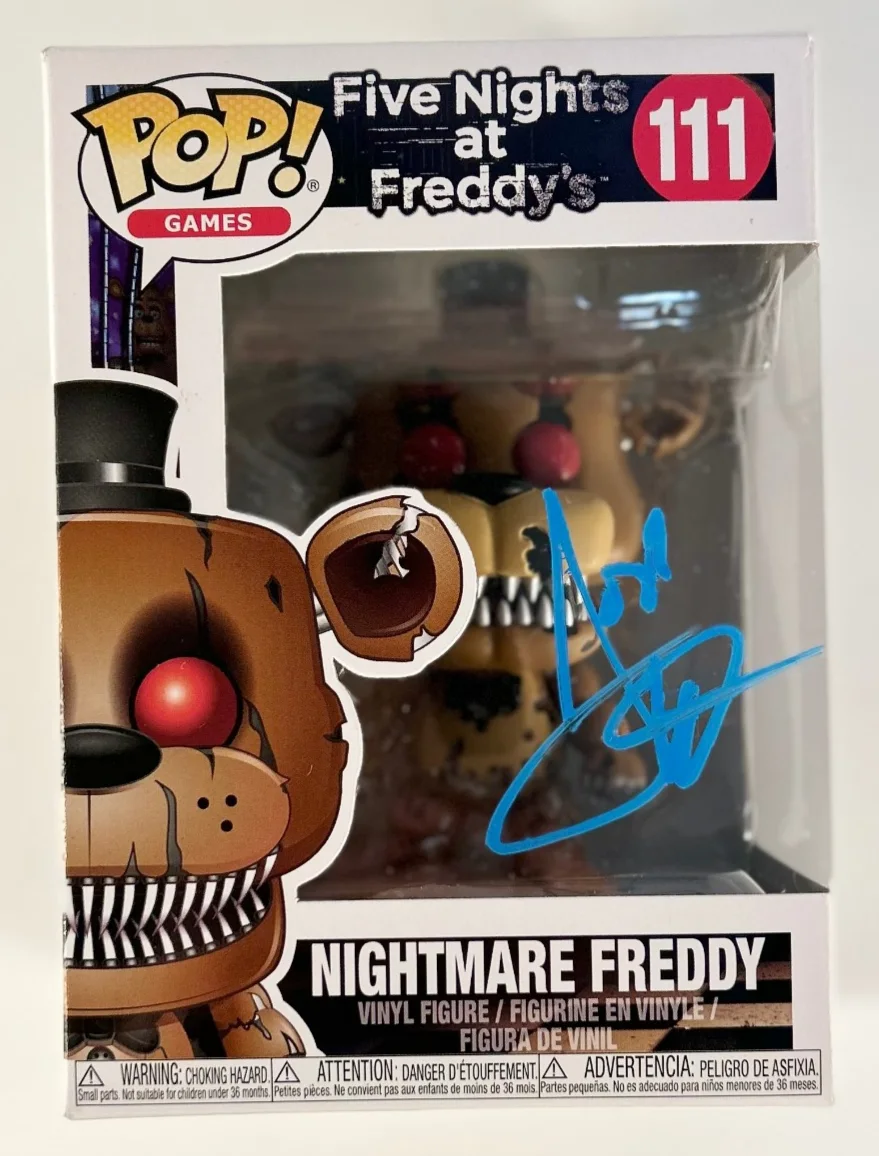 Josh Hutcherson — Josh Hutcherson Signed Autograph Five Nights At Freddy's Funko With Exact Proof