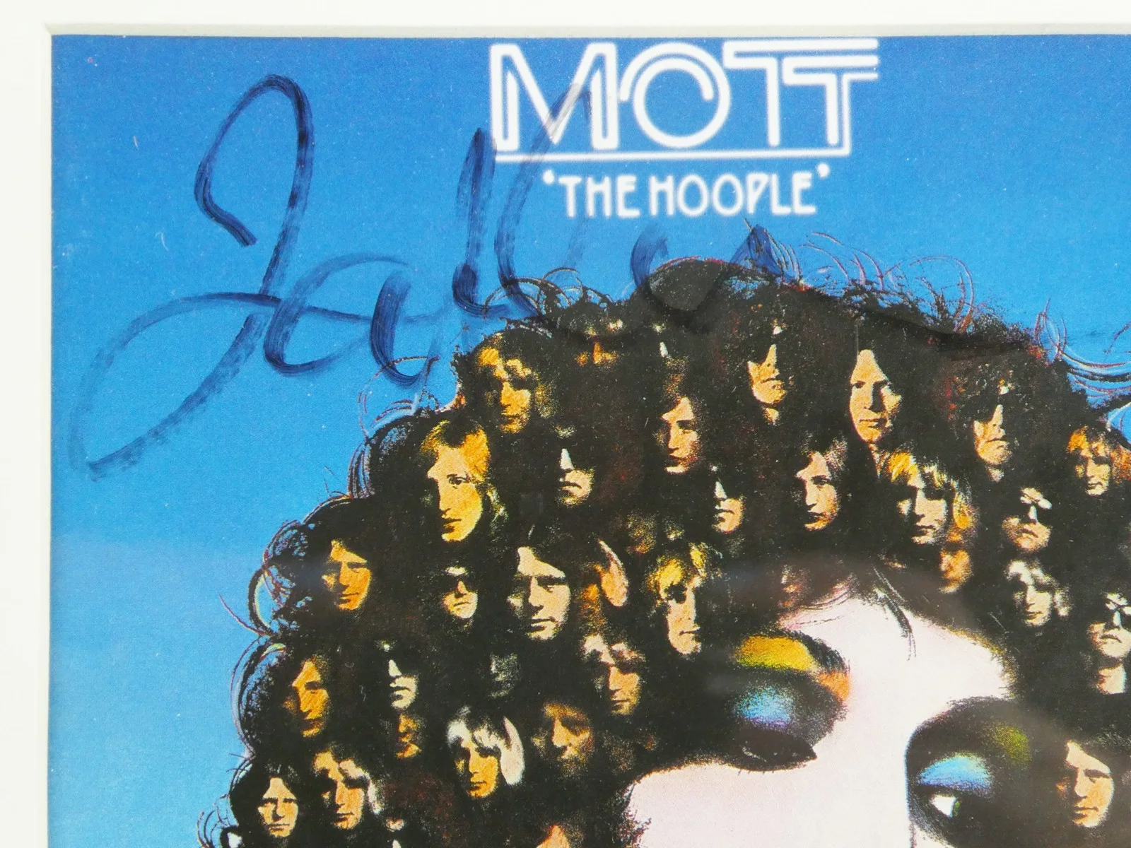 Ian Hunter Signed CD Mott The Hoople Framed Matted w/Cover Autographed, image 3