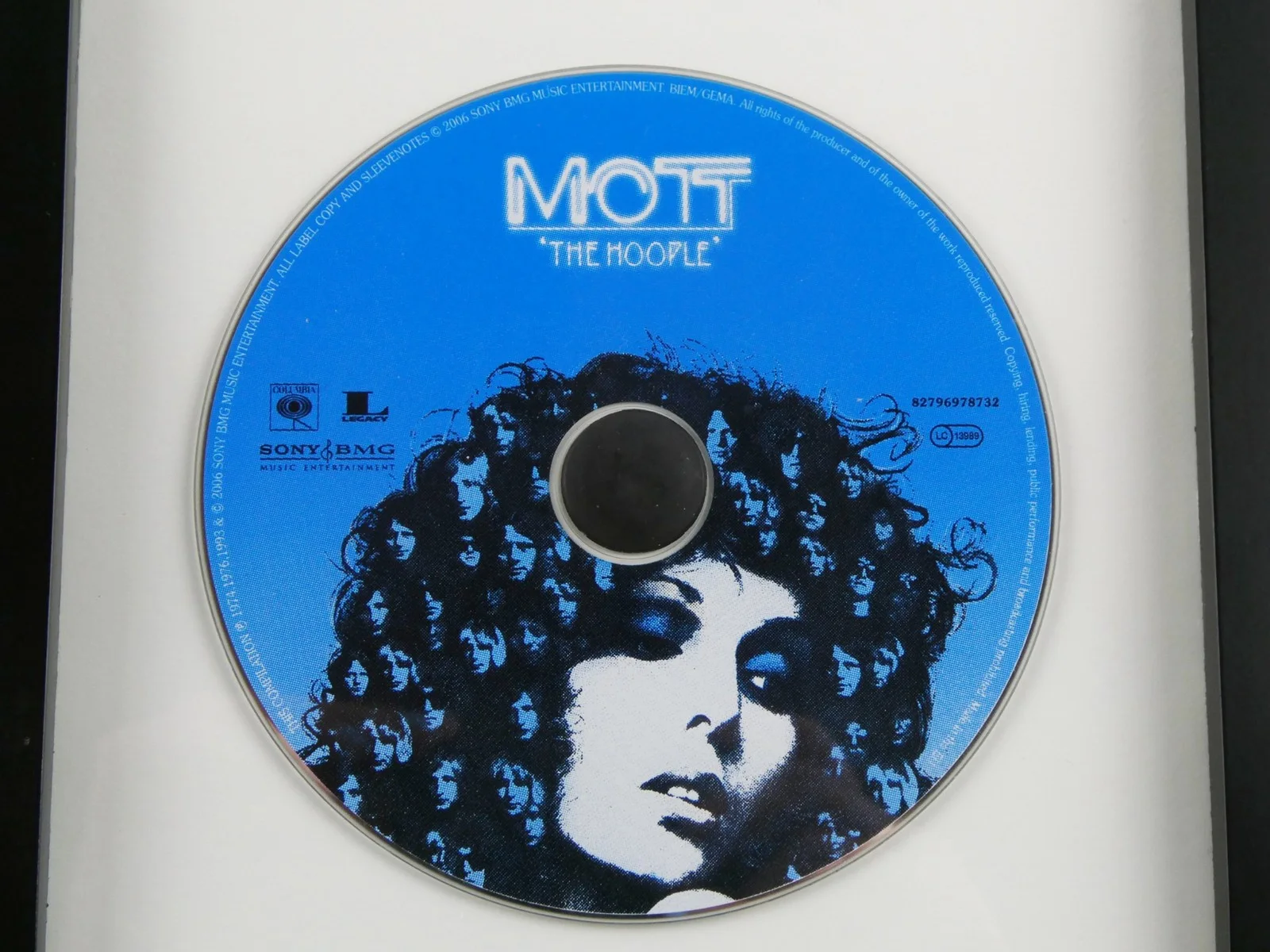 Ian Hunter Signed CD Mott The Hoople Framed Matted w/Cover Autographed, image 4