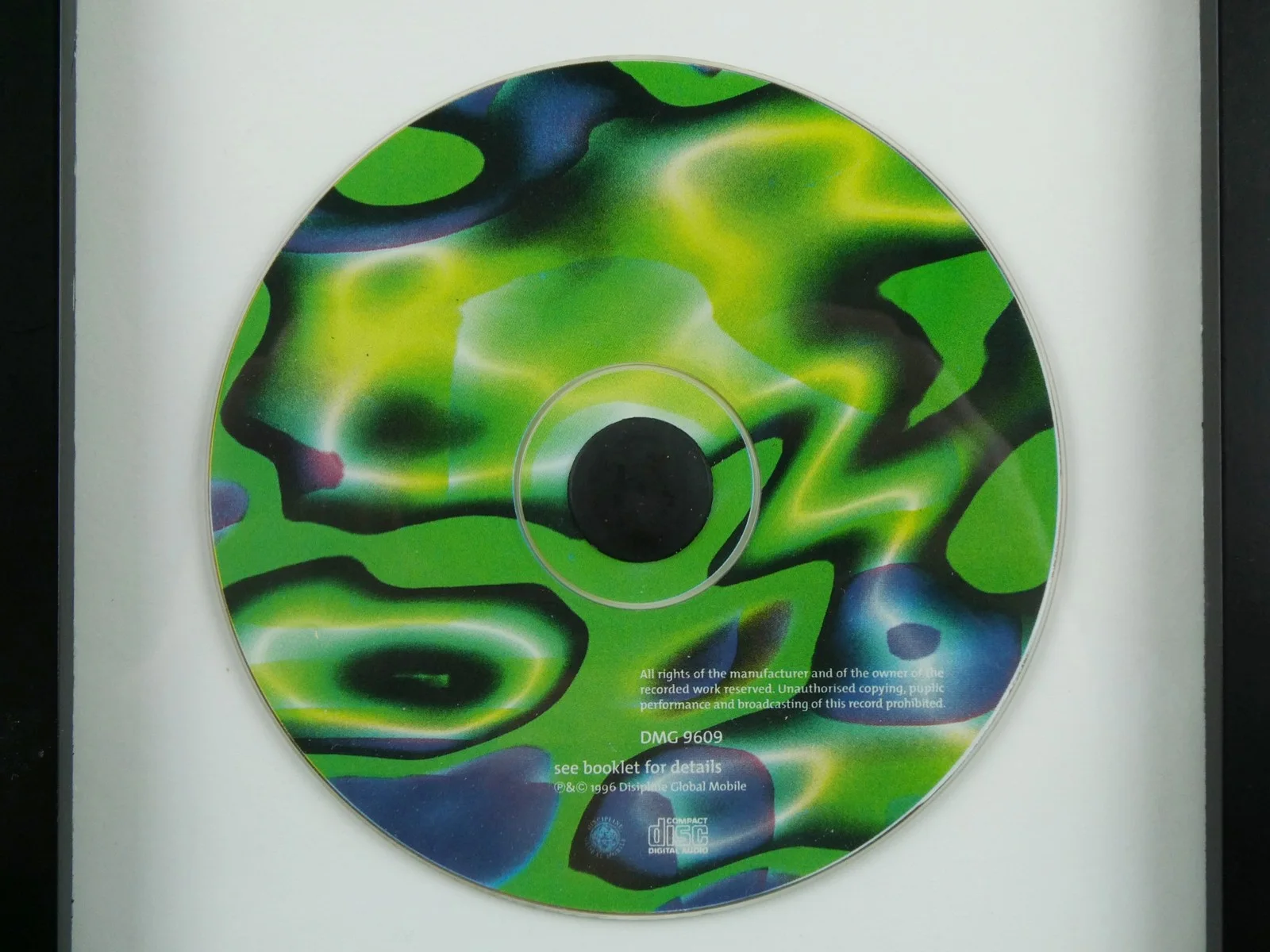 Adrian Belew Signed CD Op Zop Too Wah Framed Matted w/Cover, image 4