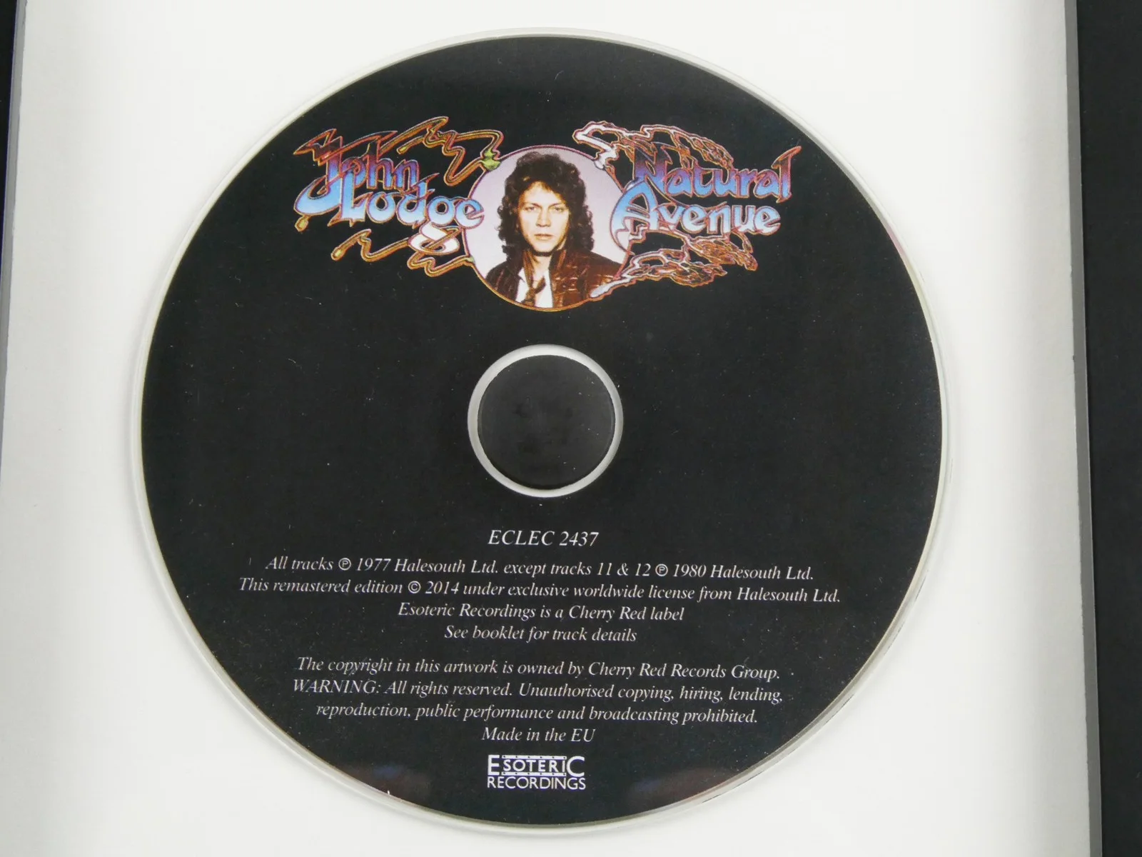 John Lodge Signed CD Natural Avenue Framed Matted w/Cover, image 4