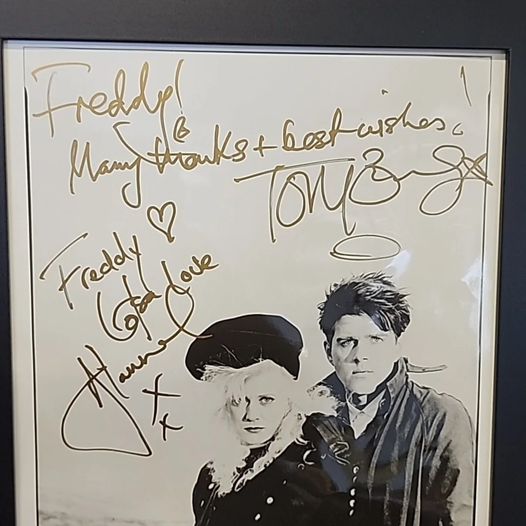 Thompson Twins Autographed Photograph Print - NO COA- FRAMED, image 2