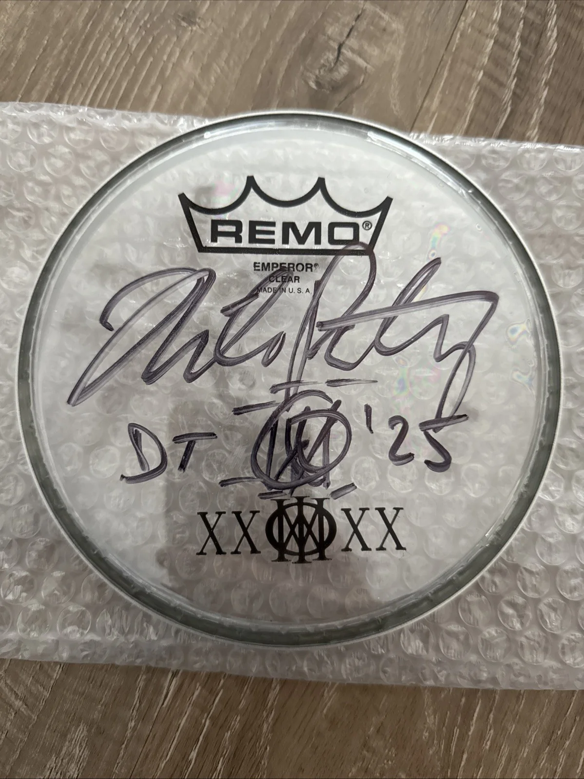 Autographed 6” Drum Head - Used On Dream Theater’s 40th Anniversary 2024/2025, изображение 2