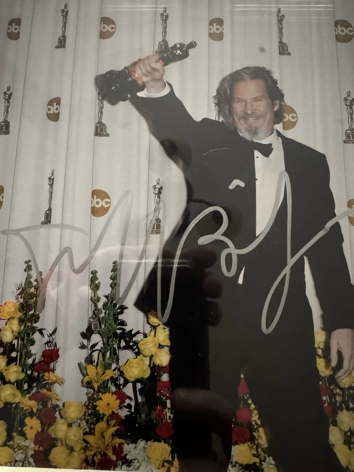 Jeff Bridges signed autographed framed 16x20 photo oscar crazy heart beckett coa, image 2