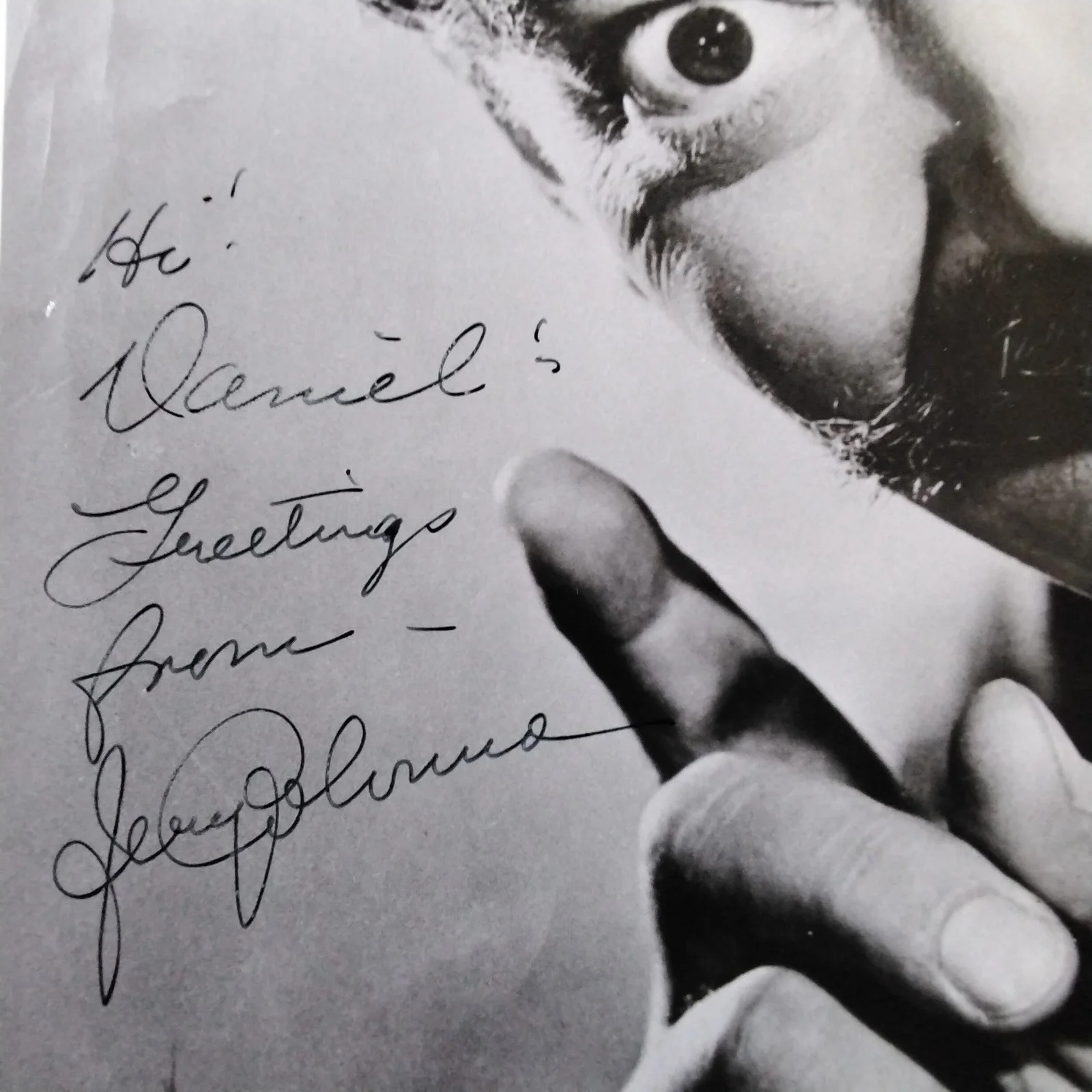 Jerry Colonna SIGNED Photo Movie Actor Musician Trombone Bob Hope USO Road Films, изображение 4