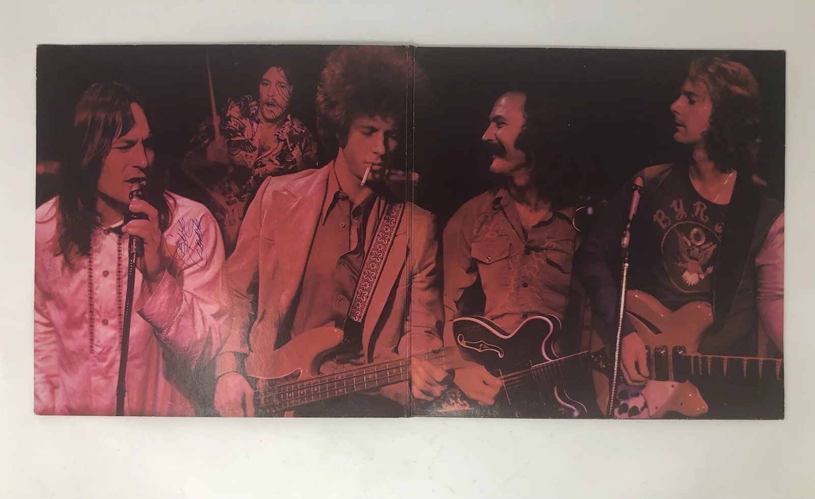 THE BYRDS Lp Album Record Signed Gene Clark Michael Clarke Autograph JSA COA, image 2