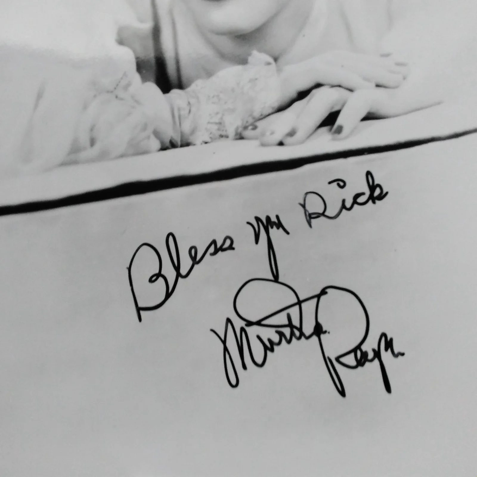 Martha Raye Signed Photo 40s Movie TV Actress "Big Mouth" Polident USO Comedy, изображение 4