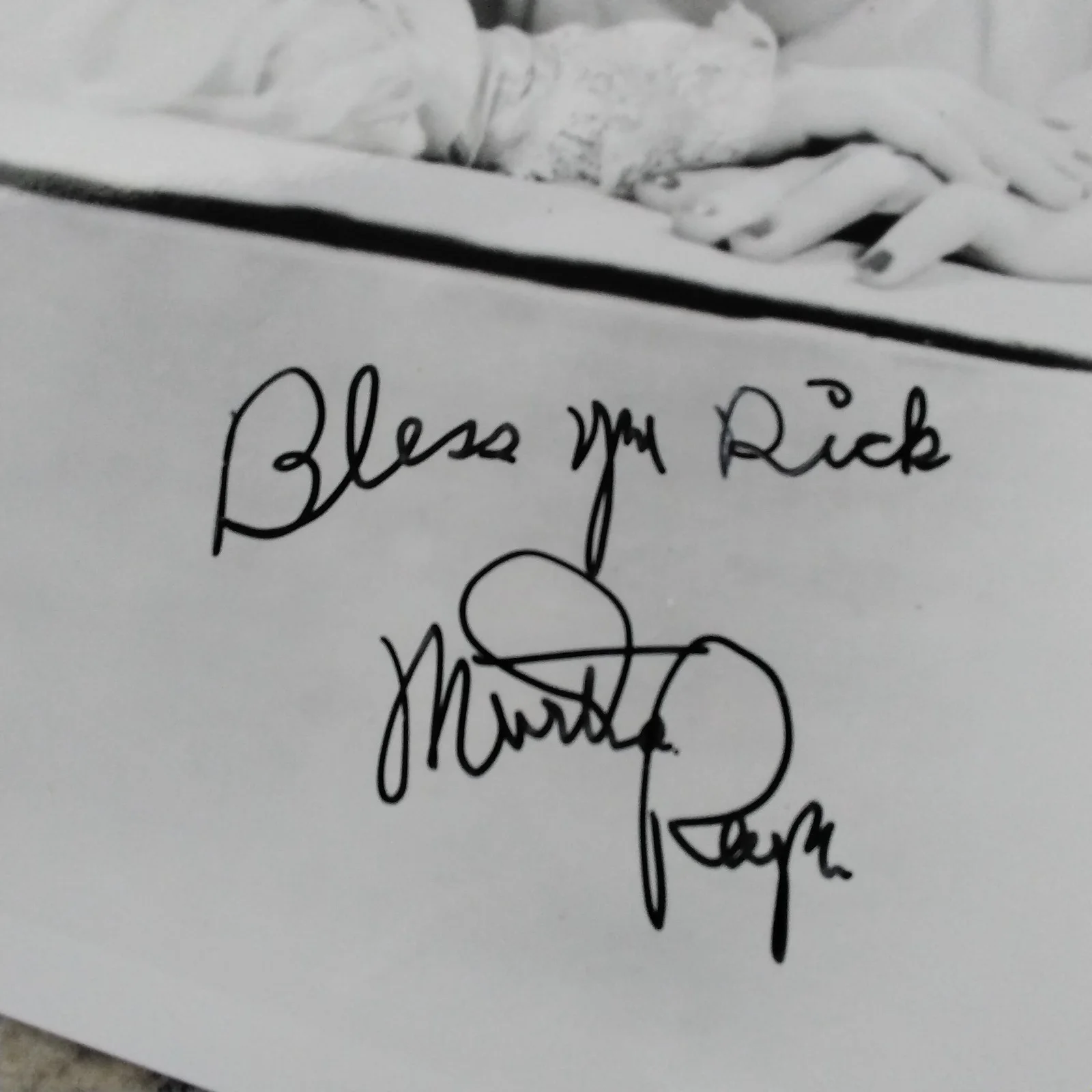 Martha Raye Signed Photo 40s Movie TV Actress "Big Mouth" Polident USO Comedy, изображение 5