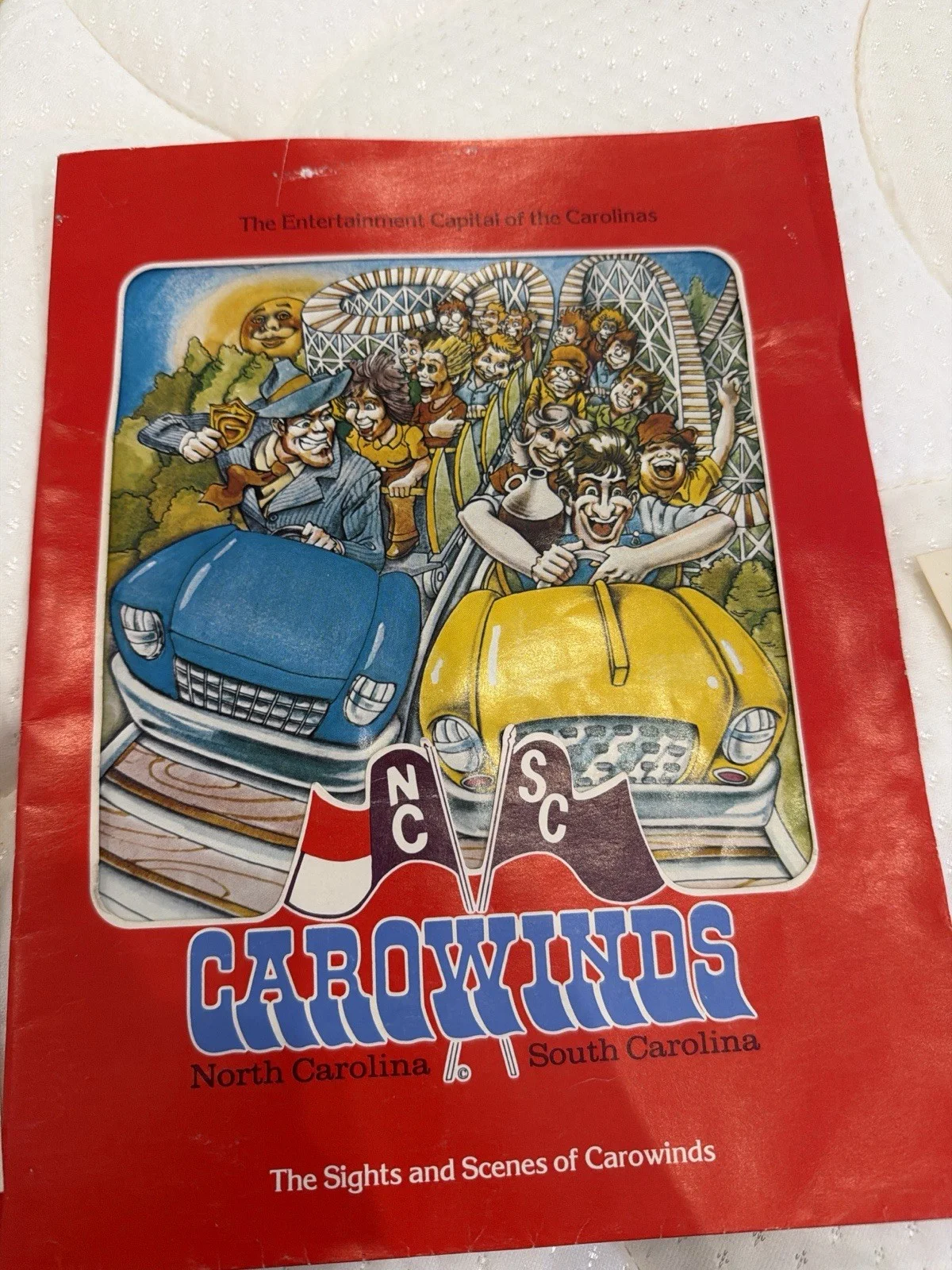 Frankie Valli Signed Photo + 1976 Carowinds Booklet – Vintage Collectible Set, изображение 3