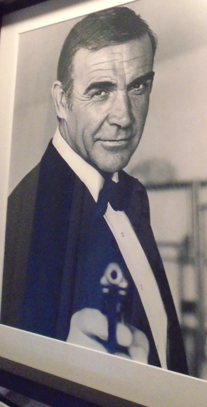 007 SEAN CONNERY PICTURE IN BLACK FRAME, image 2