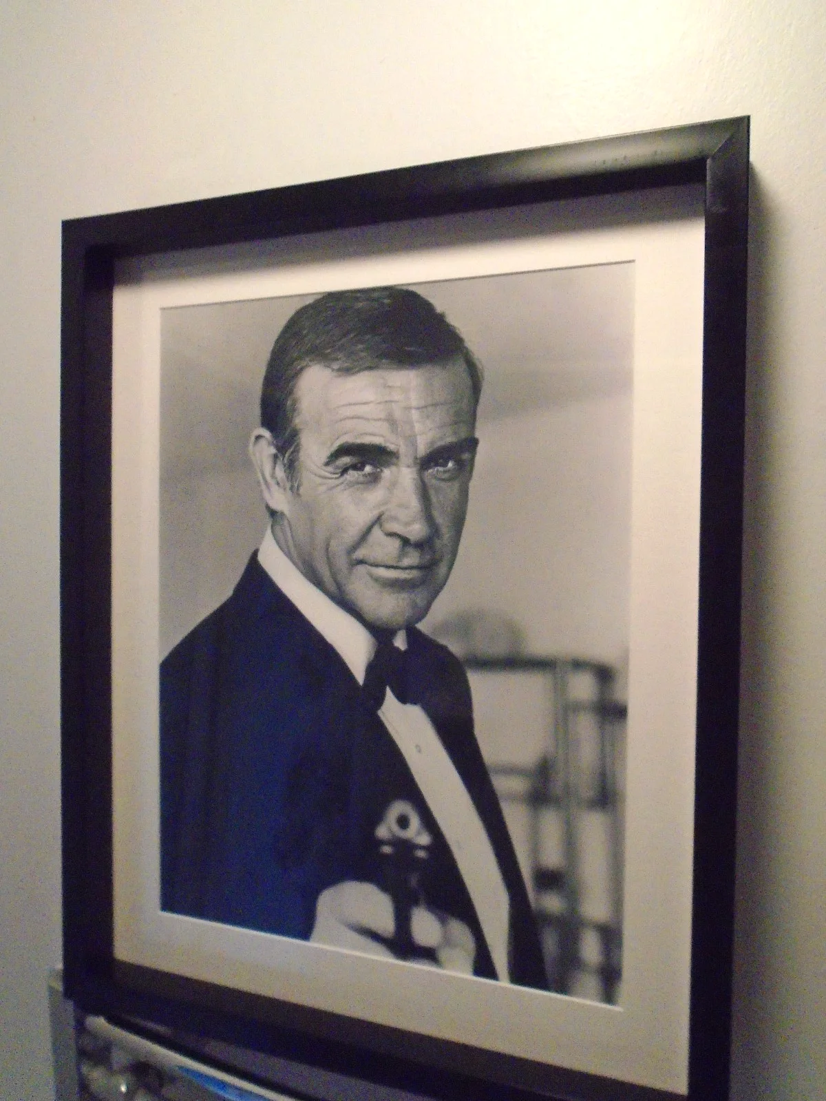 007 SEAN CONNERY PICTURE IN BLACK FRAME, image 3