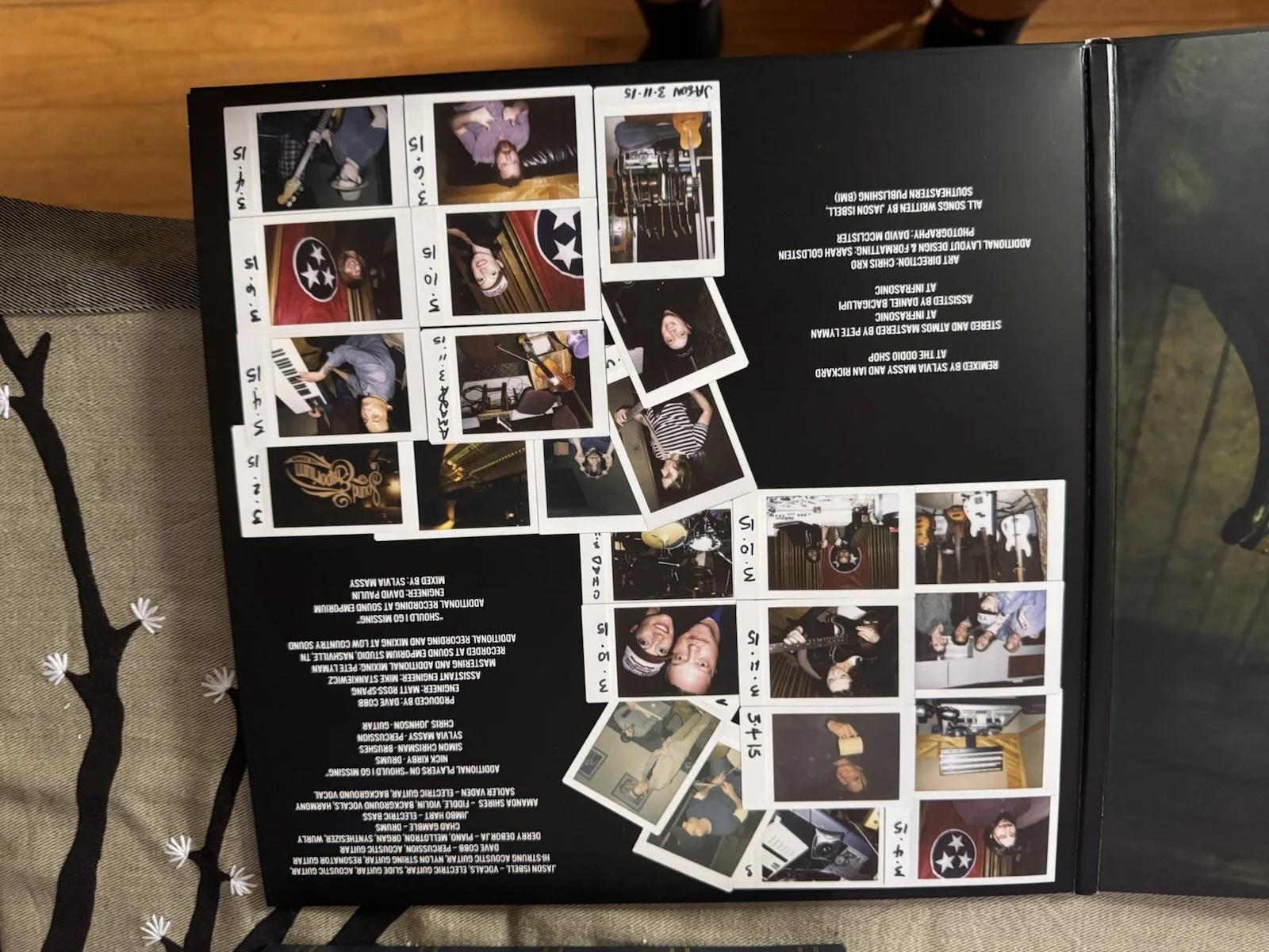 Jason Isbell Autographed Album Denim Vinyl Record Something More Than Free, image 3