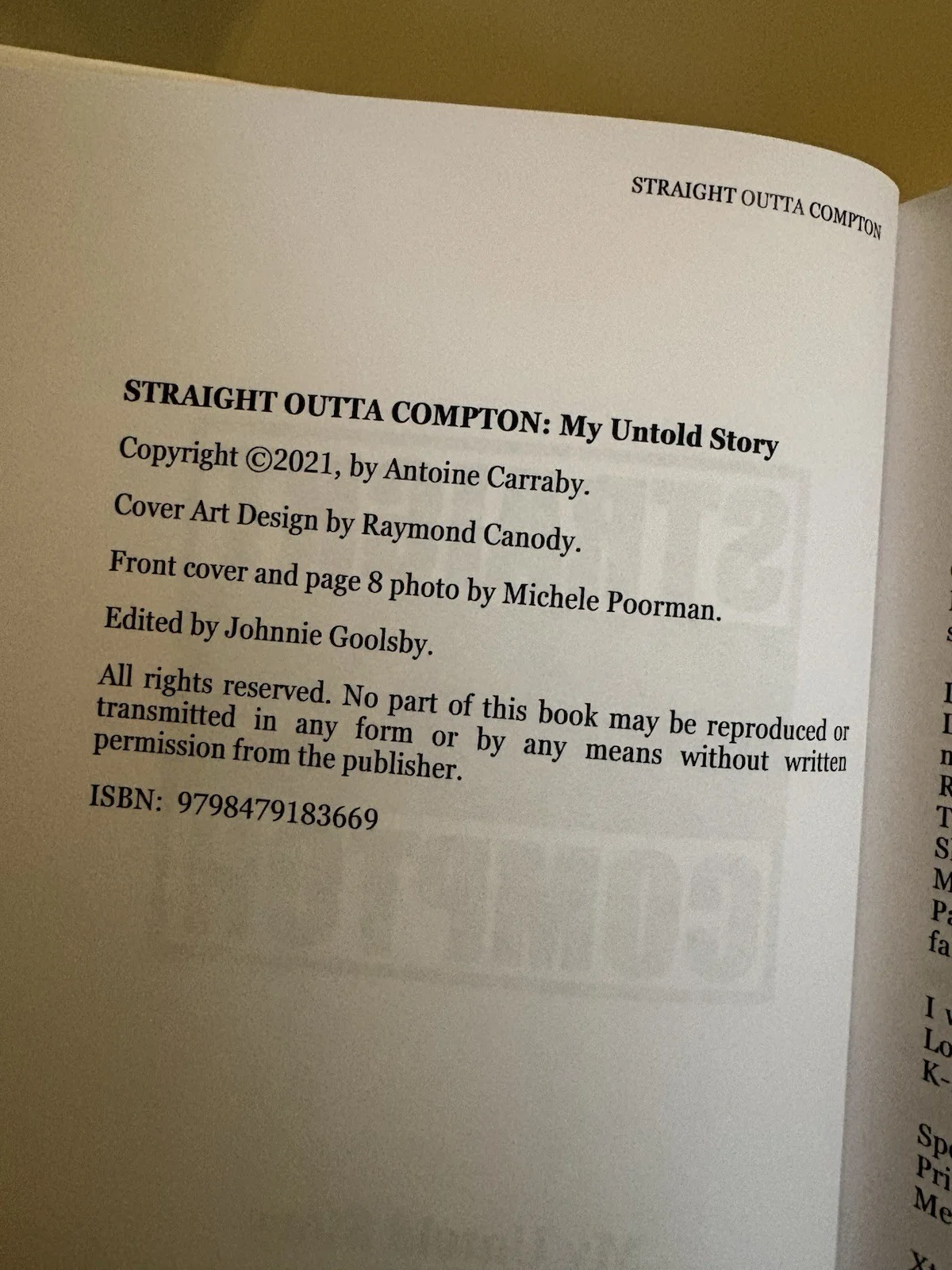 NWA Antoine DJ Yella Carraby SIGNED Straight Outta Compton AUTOGRAPHED, изображение 3