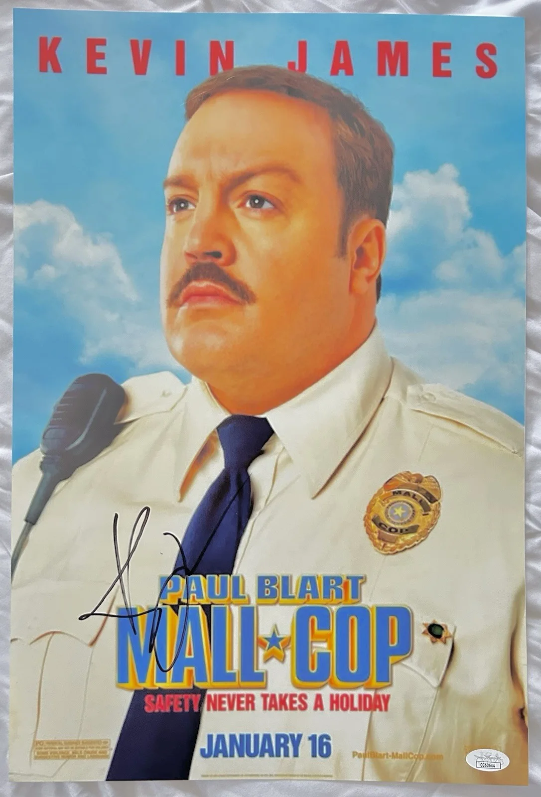 Kevin James — Kevin James Signed 11x17 Poster Paul Blart Mall Cop Autographed JSA COA