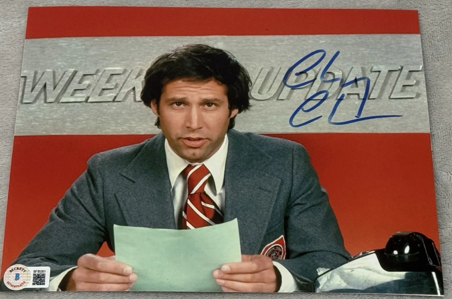 Chevy Chase — CHEVY CHASE SATURDAY NIGHT LIVE SNL SIGNED AUTO 8X10 PHOTO BGS BAS AUTOGRAPHED
