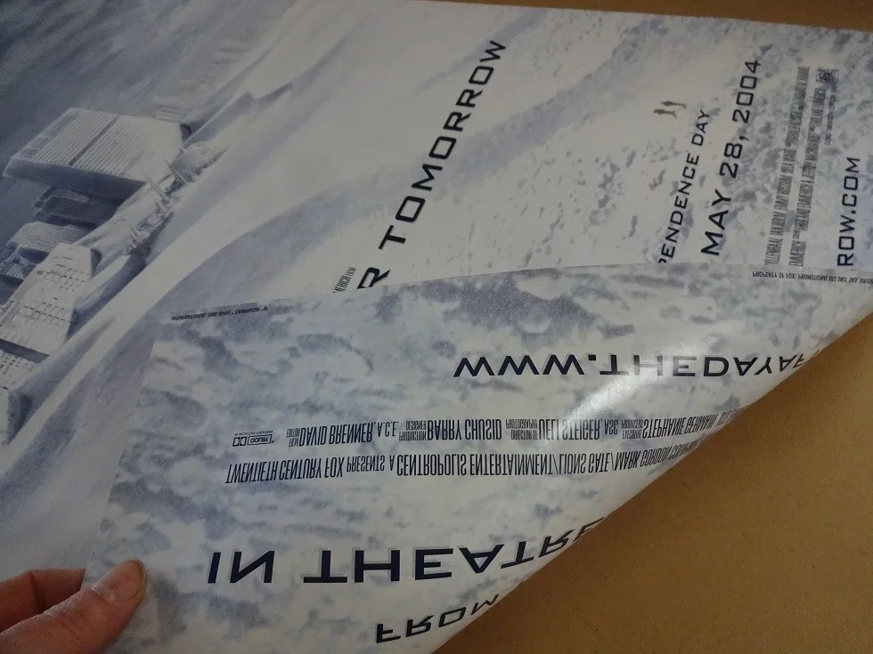 The Day After Tomorrow Original 2004 Double Sided Movie Poster 40x27" Gyllenhaal, изображение 2