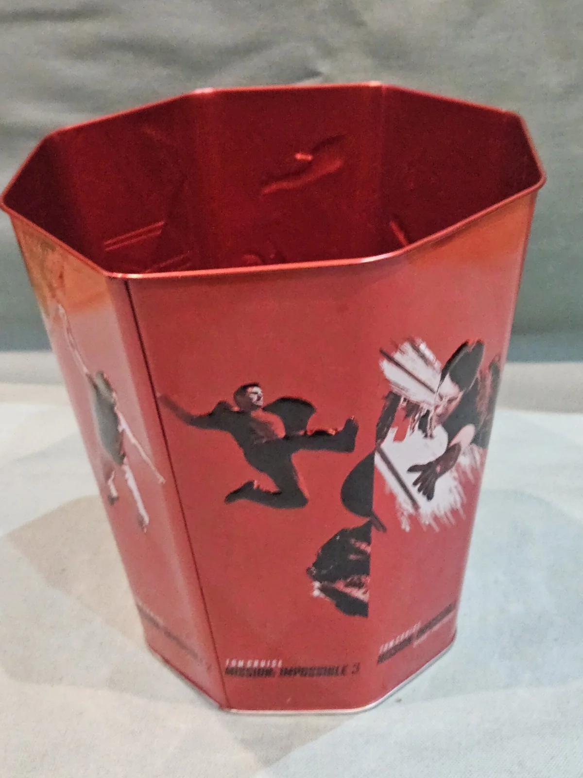 Mission Impossible The Final Reckoning Odeon Cinema Popcorn Bucket Tin Bin, изображение 2