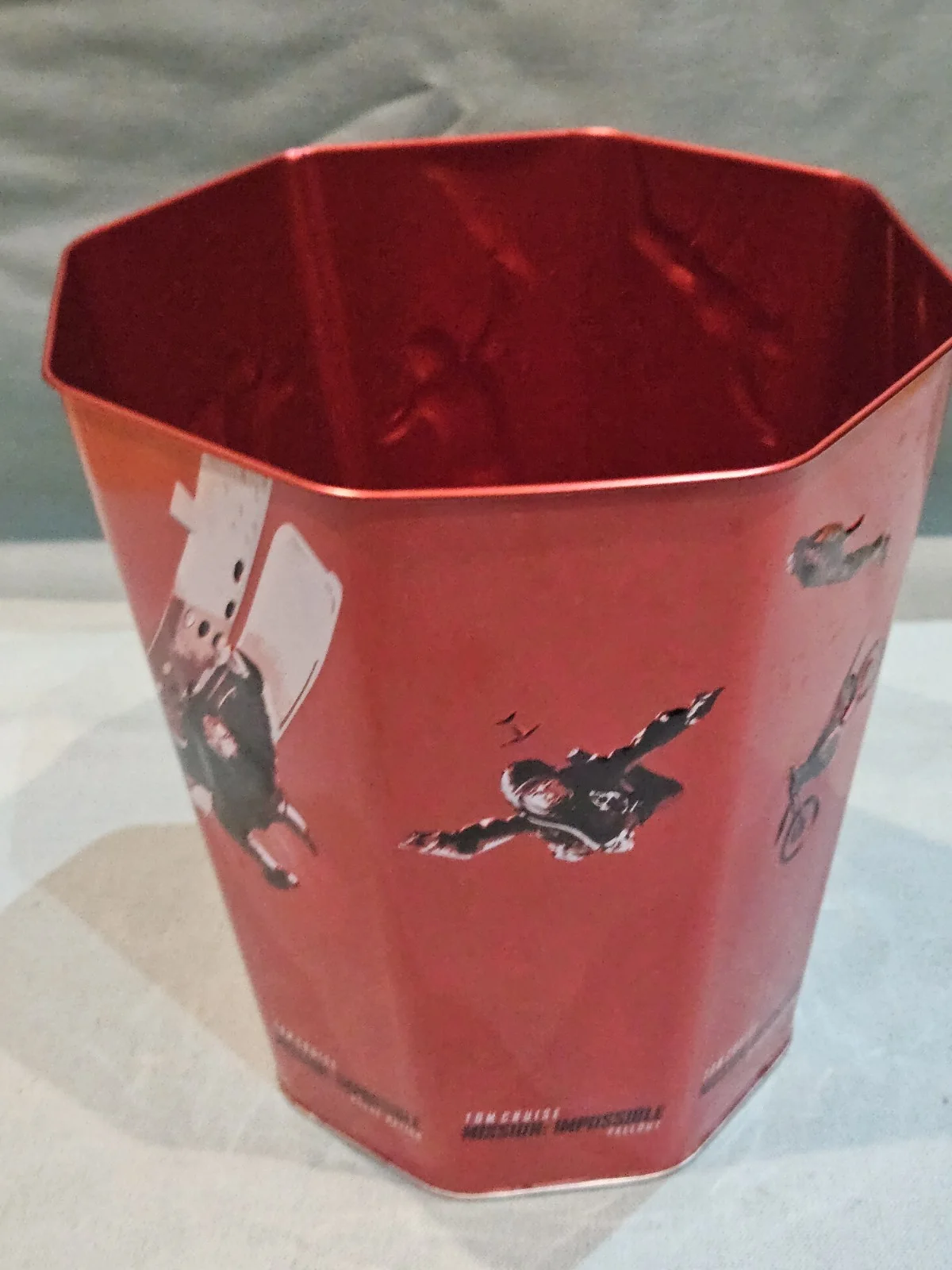 Mission Impossible The Final Reckoning Odeon Cinema Popcorn Bucket Tin Bin, изображение 4