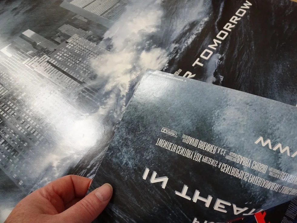 The Day After Tomorrow Original 2004 Double Sided Movie Poster 40"x27" D. Quaid, изображение 2