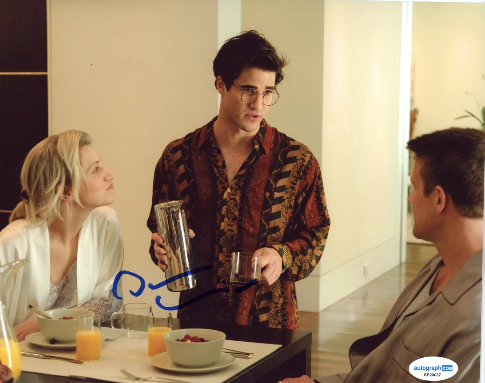 Darren Criss — Darren Criss Signed 8x10 Photo The Assassination of Gianni Versace ACOA COA, изображение 3