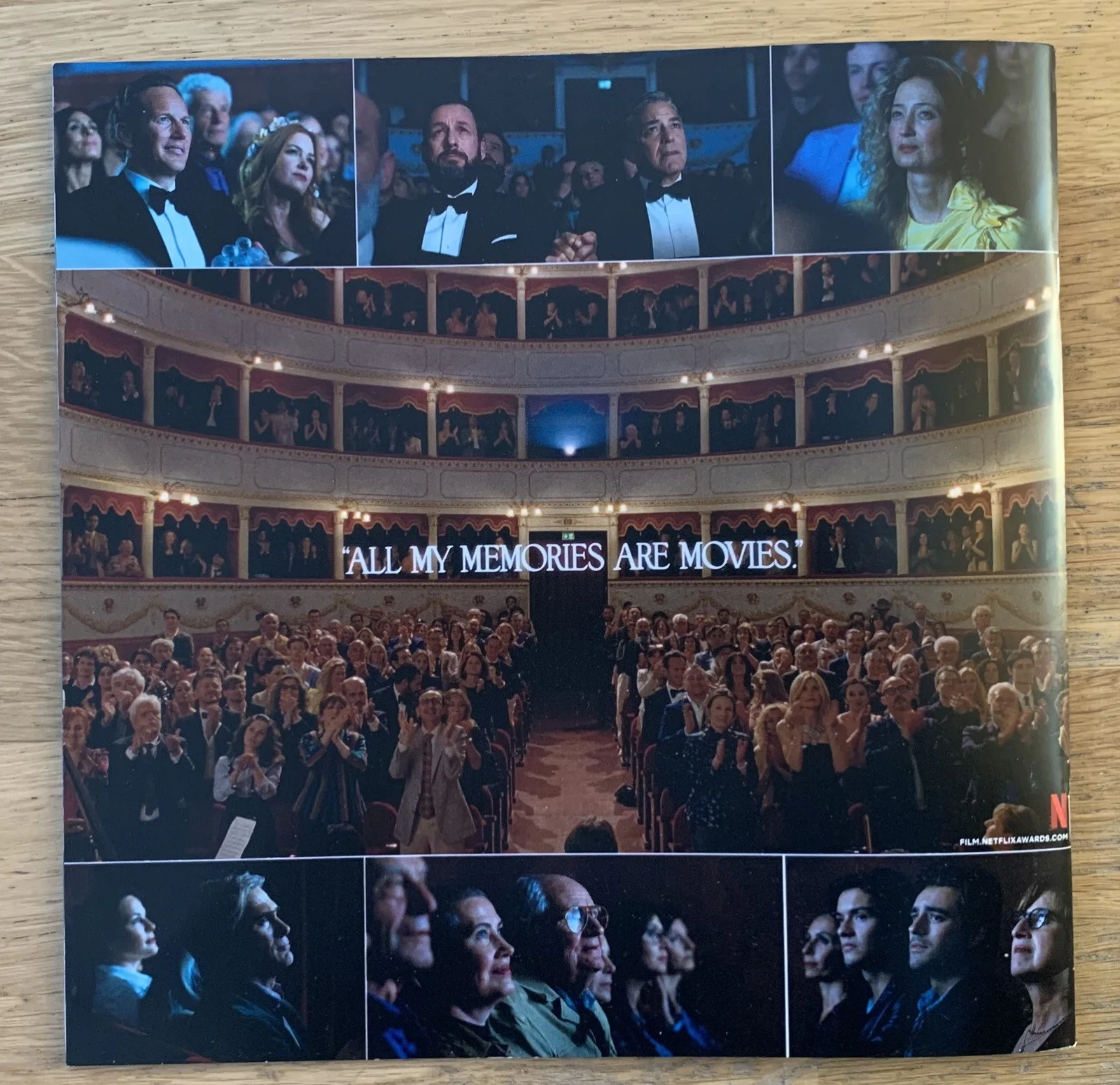 Jay Kelly deluxe movie promo booklet George Clooney Noah Baumbach Adam Sandler, изображение 2