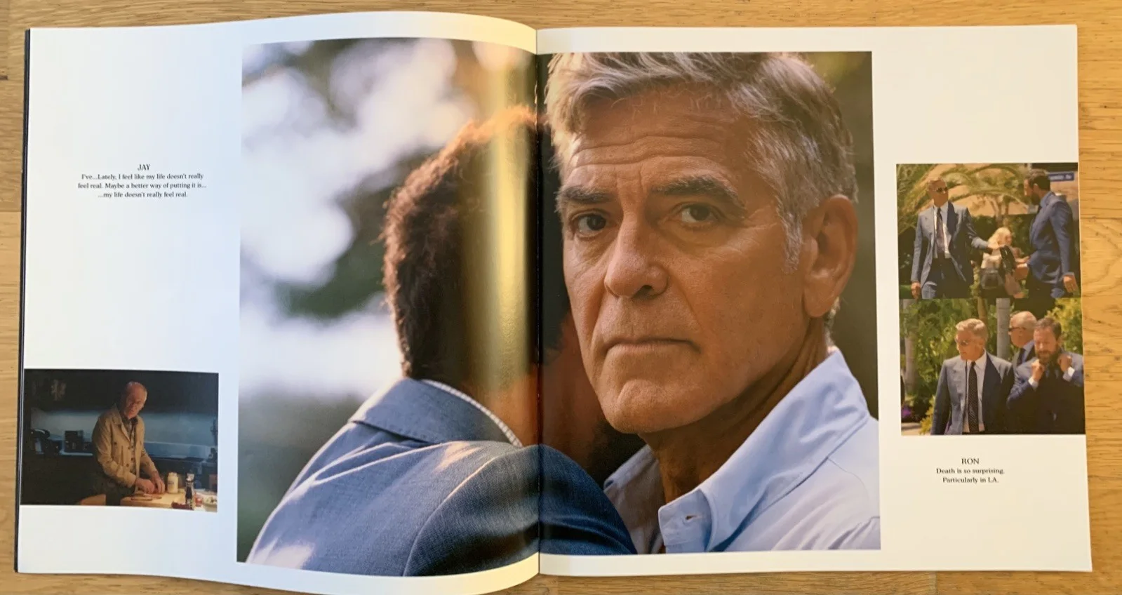 Jay Kelly deluxe movie promo booklet George Clooney Noah Baumbach Adam Sandler, изображение 4