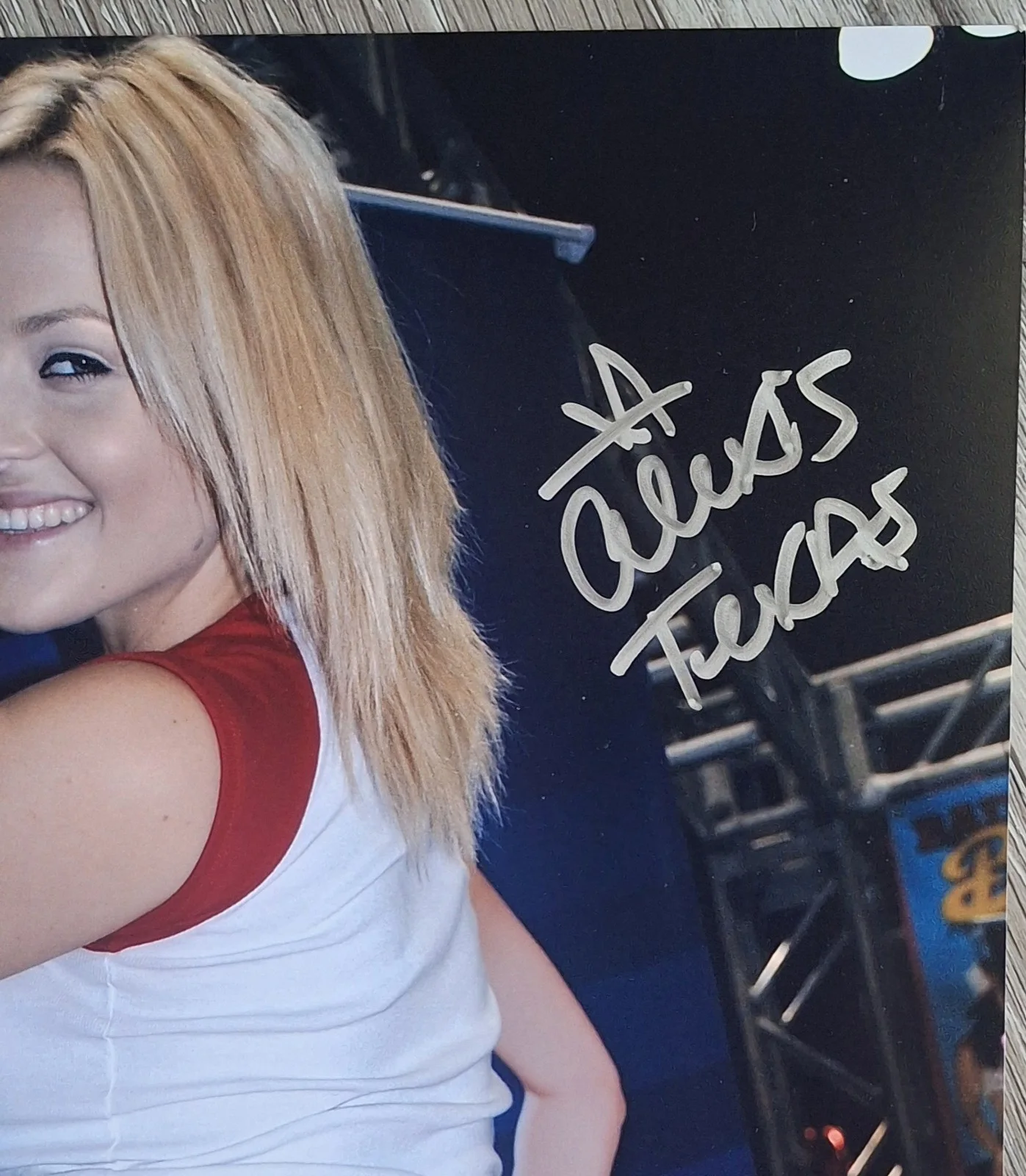 Alexis TEXAS Signed 8x12" Original PHOTO #4, image 2