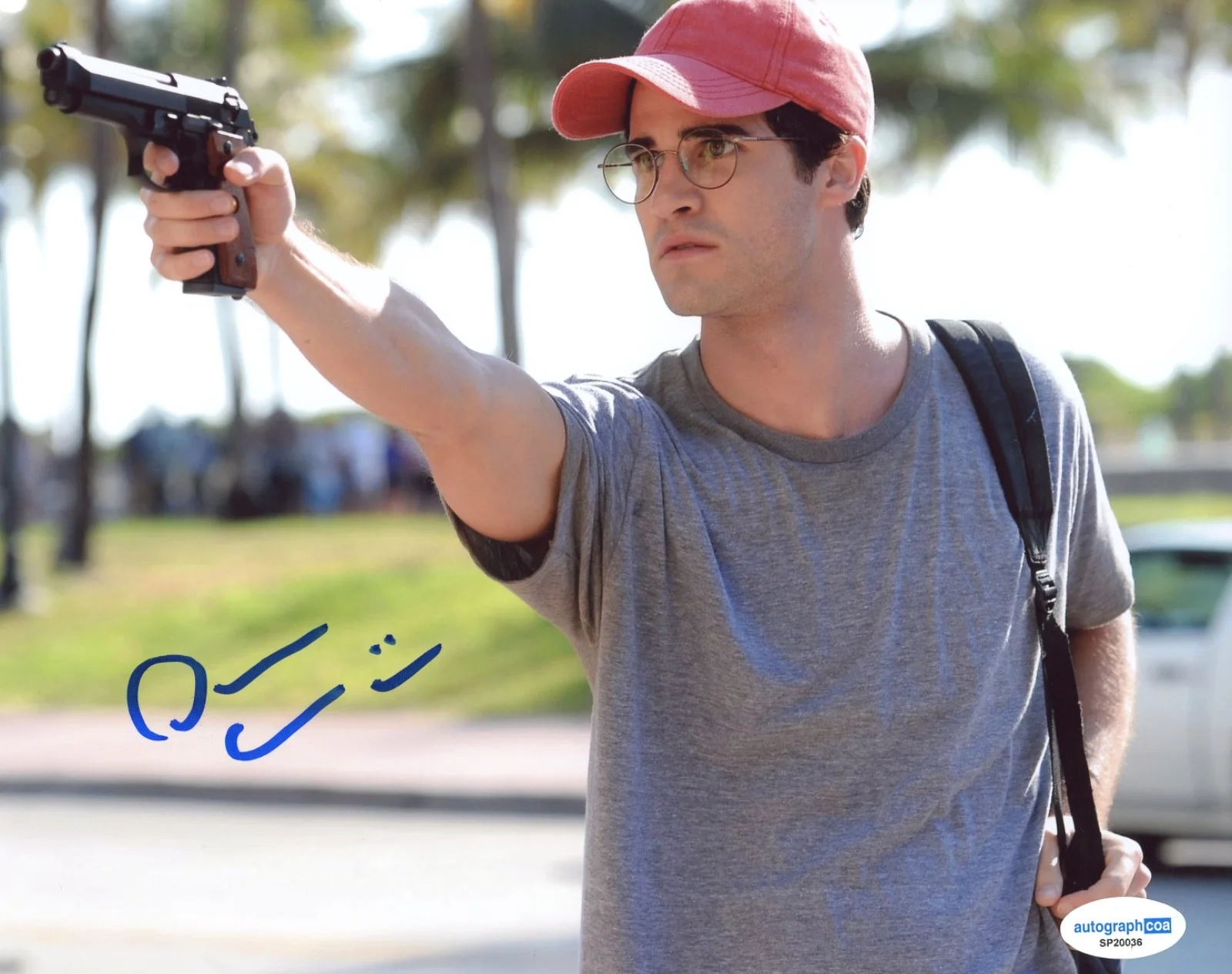 Darren Criss — Darren Criss Signed Autograph 8x10 Photo American Crime Story Versace ACOA COA, изображение 2