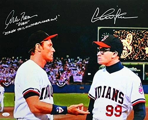 Charlie Sheen, amp, Corbin Bernsen — Charlie Sheen/Corbin Bernsen Autographed Major League 16x20 Photo w/ insc- JSAW, изображение 4