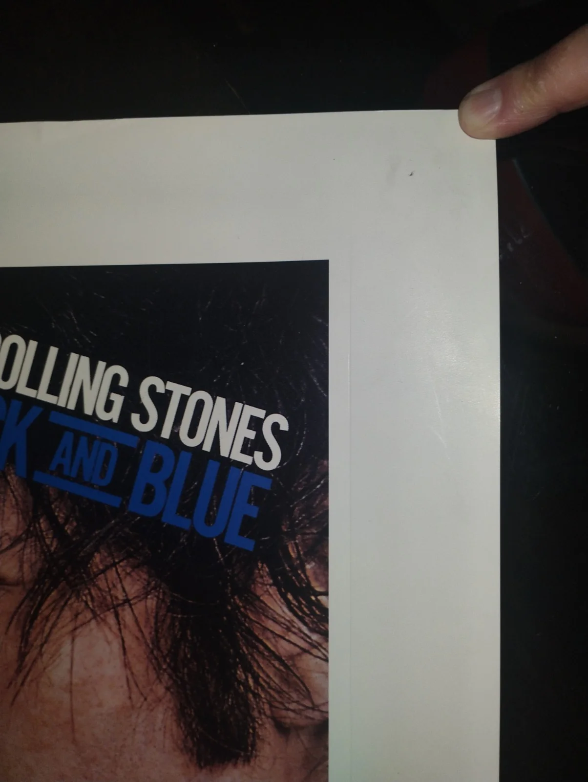 THE ROLLING STONES Black and Blue Litho/ Poster. Plate Signed OFFERS ACCEPTED, изображение 3