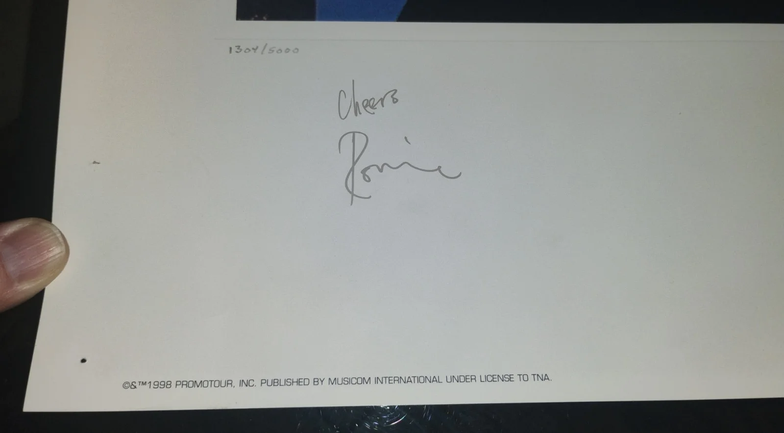 THE ROLLING STONES Black and Blue Litho/ Poster. Plate Signed OFFERS ACCEPTED, изображение 5