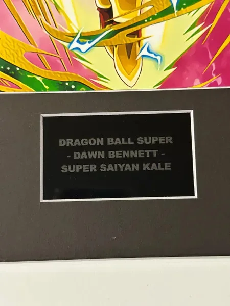 Dawn Bennett — Dawn Bennett Signed Dragon Ball Super "Super Saiyan Kale" 8x10 Photo, image 3