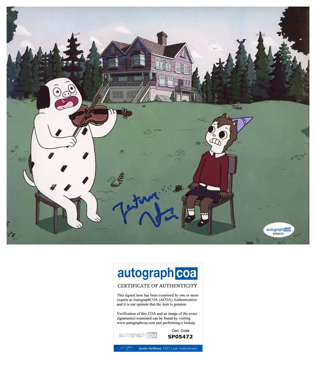Fortune Feimster — Fortune Feimster ‘Summer Camp Island’ Signed 'Ava' 8x10 Photo ACOA