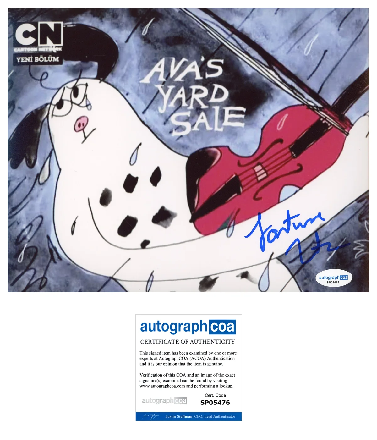 Fortune Feimster — Fortune Feimster ‘Summer Camp Island’ Signed 'Ava' 8x10 Photo ACOA