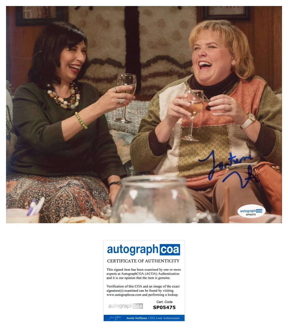 Fortune Feimster — Fortune Feimster ‘Barb And Star Go To Vista Del’ Signed 'Pinky' 8x10 Photo ACOA